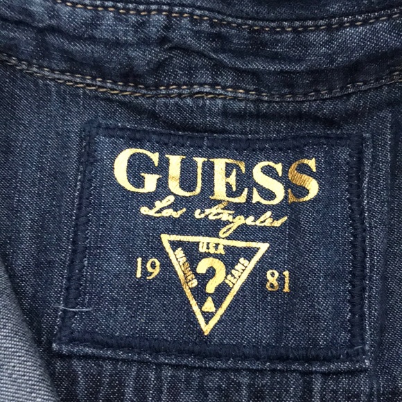 GUESS Denim Dress Girls XL - Picture 5 of 8